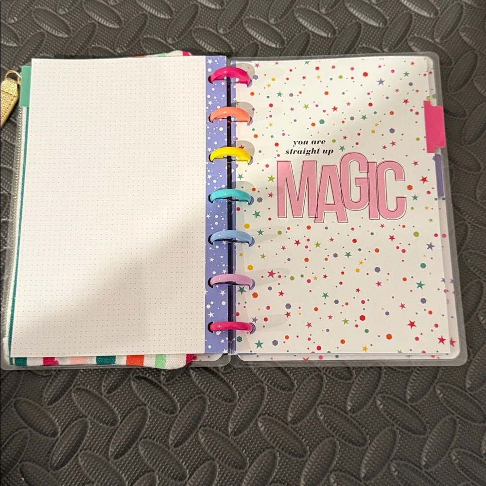 The Happy Planner - Black with Multicolor Accents
